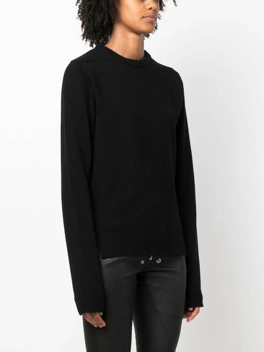 RICK OWENS Women Recycled Cashmere Round Neck Sweater