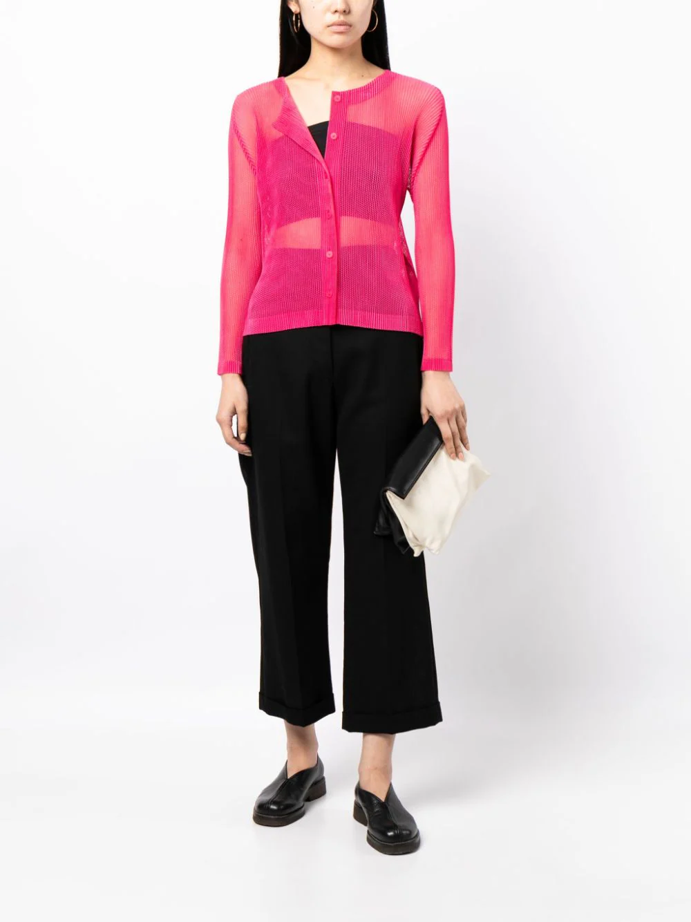 PLEATS PLEASE ISSEY MIYAKE Women Tatami August Cardigan