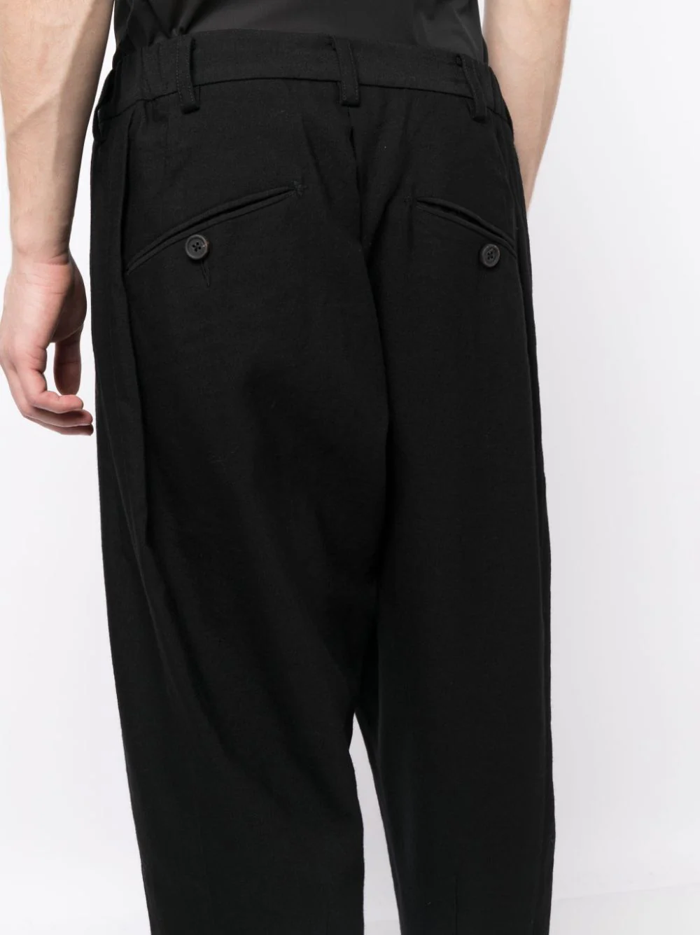 ZIGGY CHEN Men Tapered Drop Crotch Pants