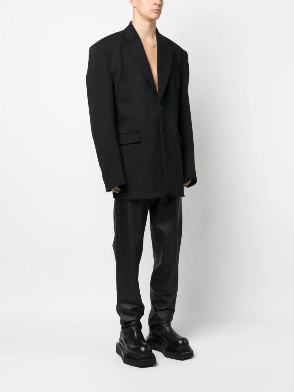 VETEMENTS Unisex Boxy Molton Tailored Jacket