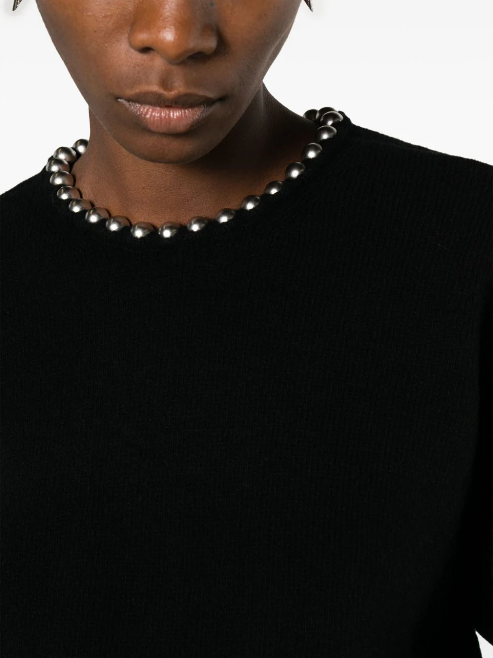 ALEXANDER WANG Women Pullover With Ball Chain Necklace