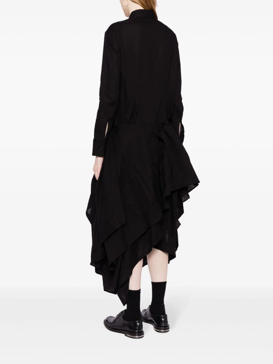 YOHJI YAMAMOTO Women Tucked Hem Dress