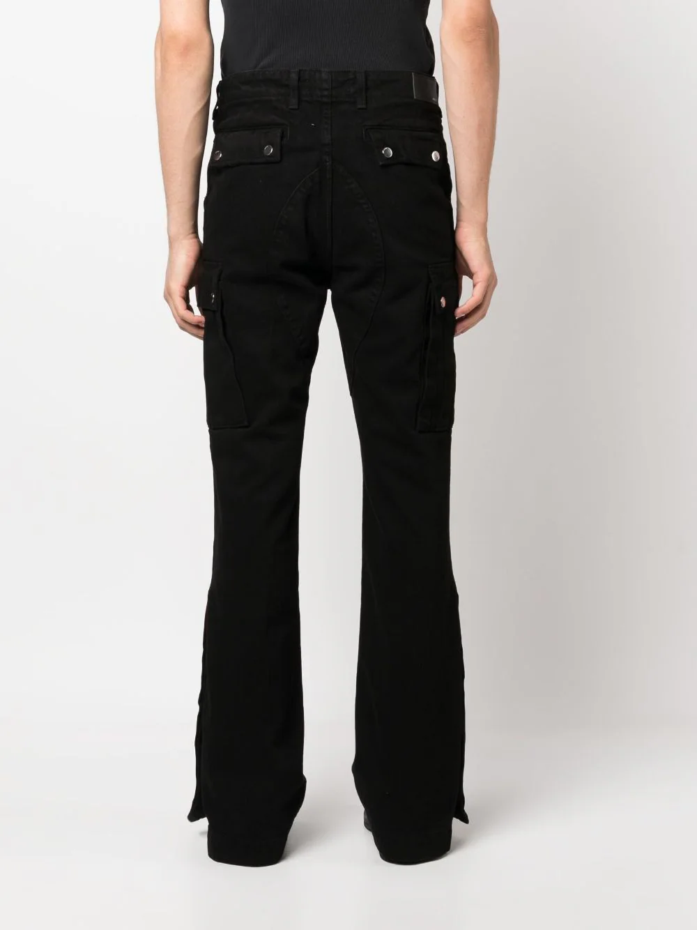 AMIRI Mens M65 Cargo Kick Flare Denim