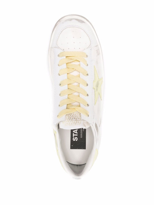 GOLDEN GOOSE WOMEN STARDAN LEATHER TOE STAR SNEAKERS