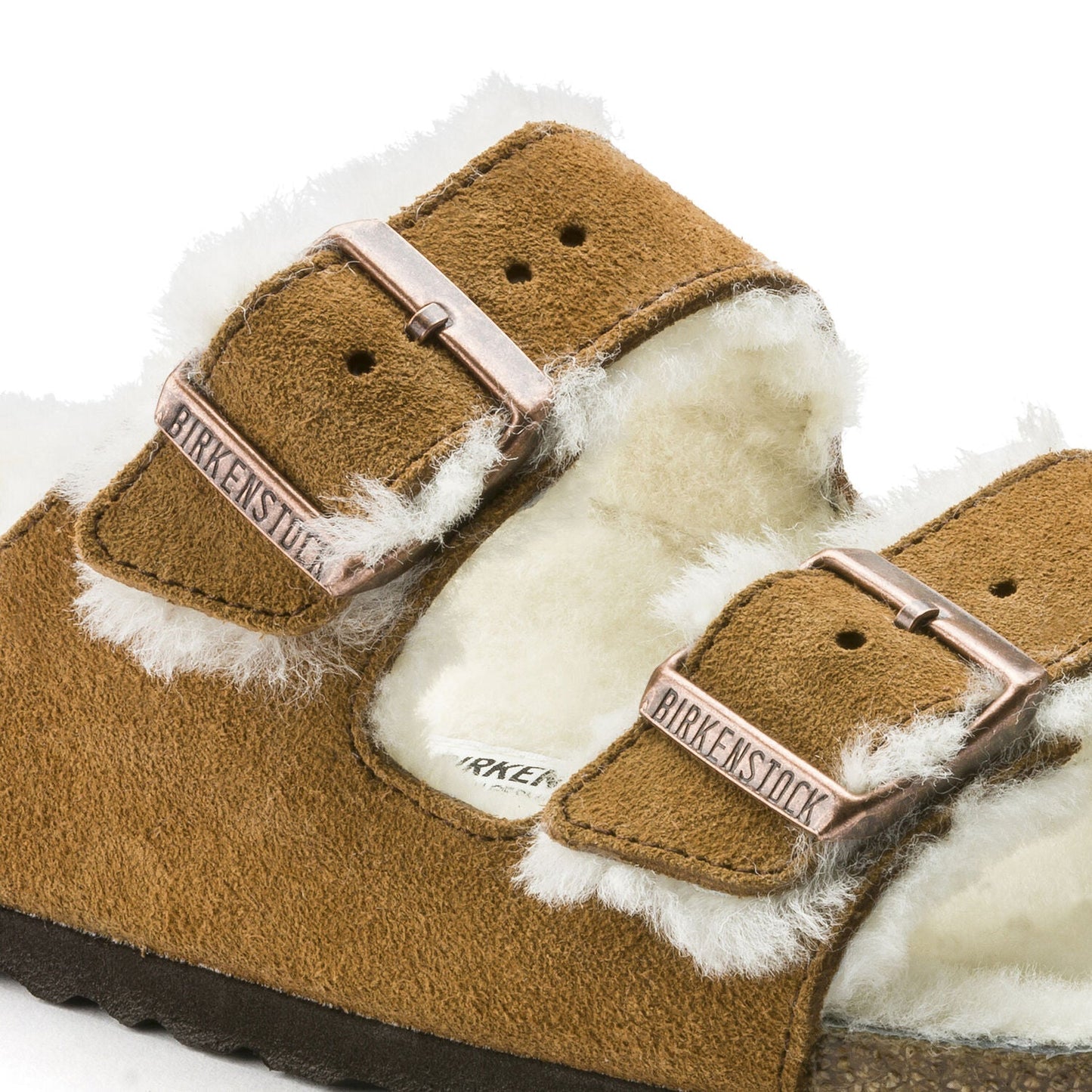 BIRKENSTOCK WOMEN ARIZONA SHEARLING SANDALS