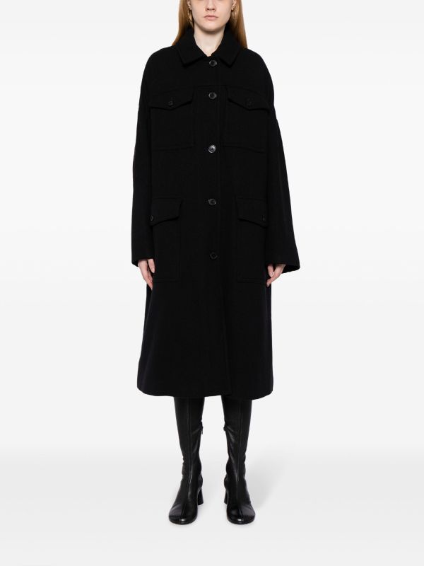 DRIES VAN NOTEN Women Heavy Felt Wool Coat