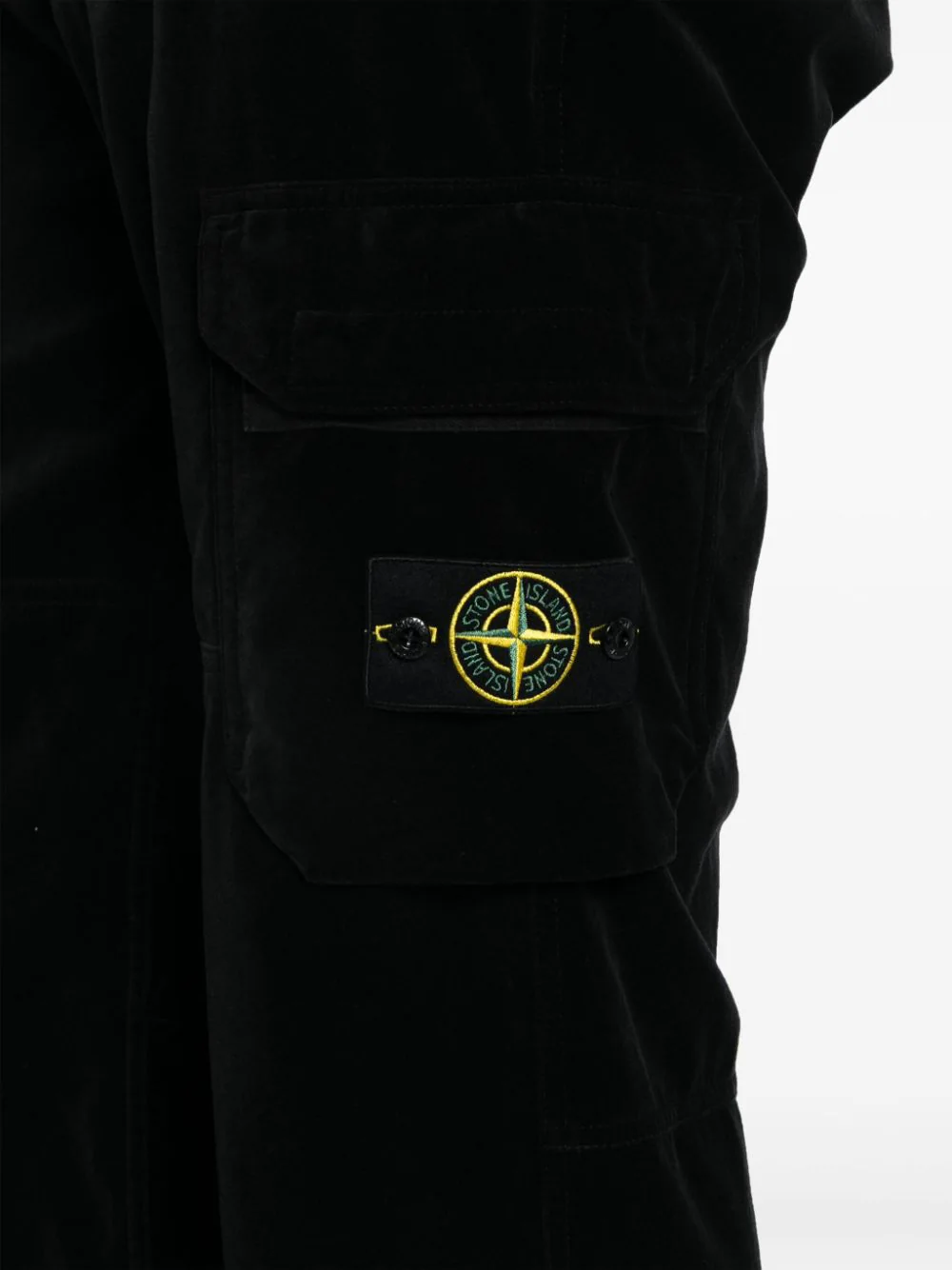 STONE ISLAND Men Comfort Fit Canvas Cargo Pants