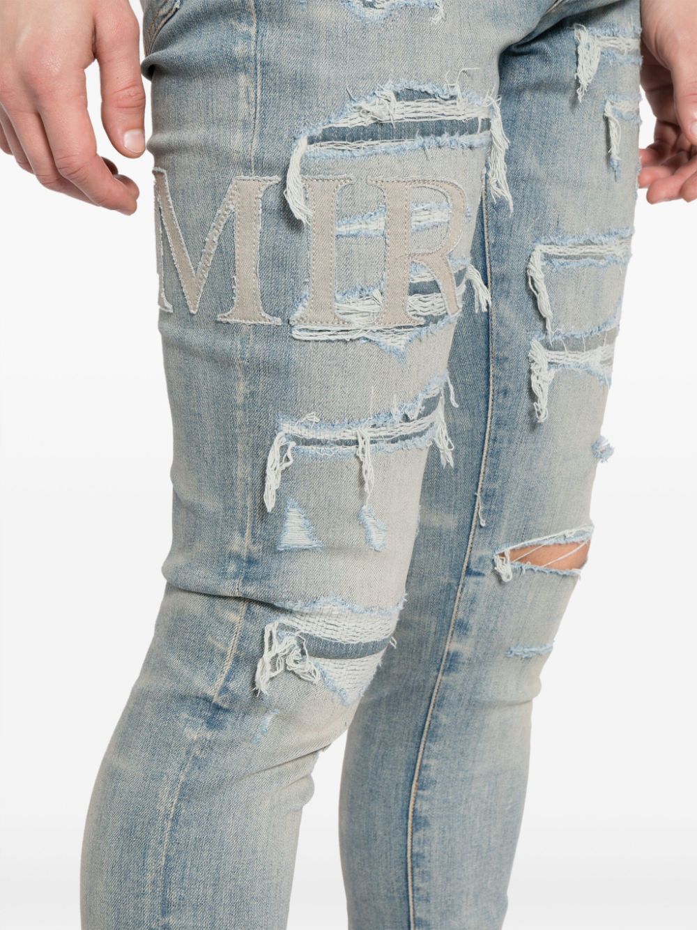 AMIRI Men Repair Logo Thrasher Jean