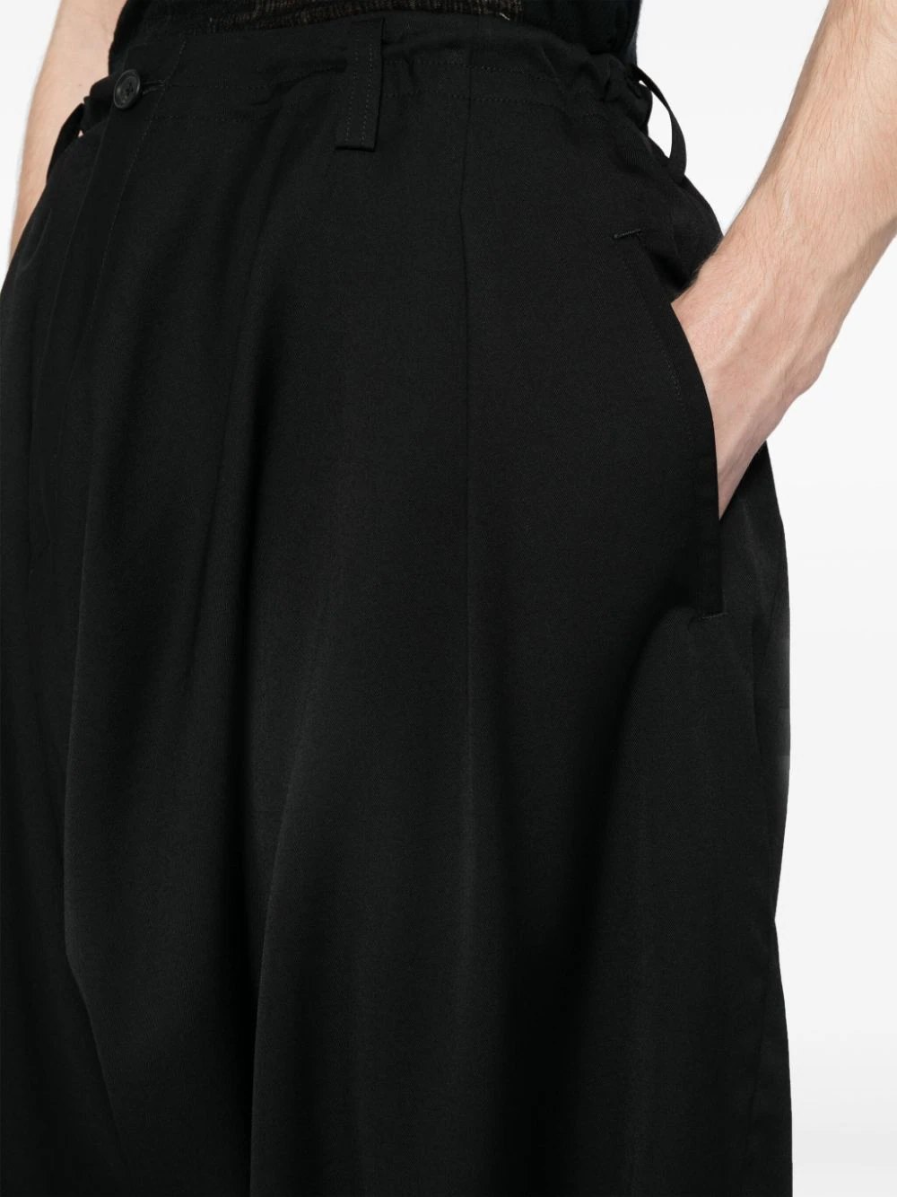 YOHJI YAMAMOTO POUR HOMME Men Inseam Draped Pants