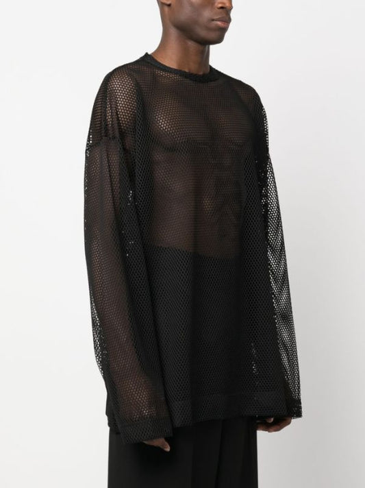 DRIES VAN NOTEN Men Open Mesh Jersey