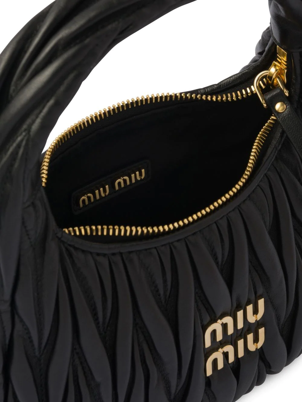 MIU MIU Women Matelasse Mini Hobo Bag