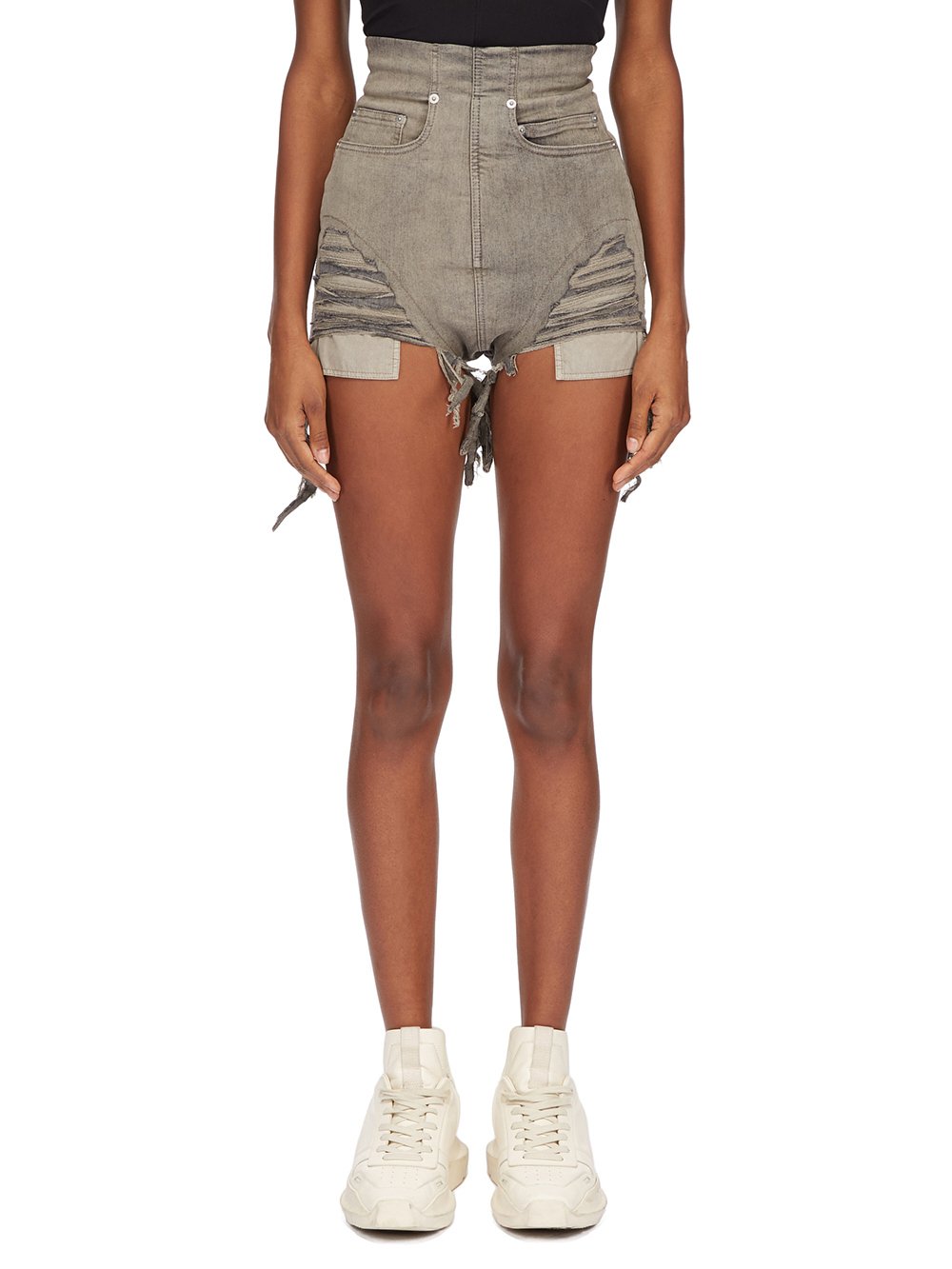 RICK OWENS DRKSHDW Women Dirt Cutoffs Denim Shorts