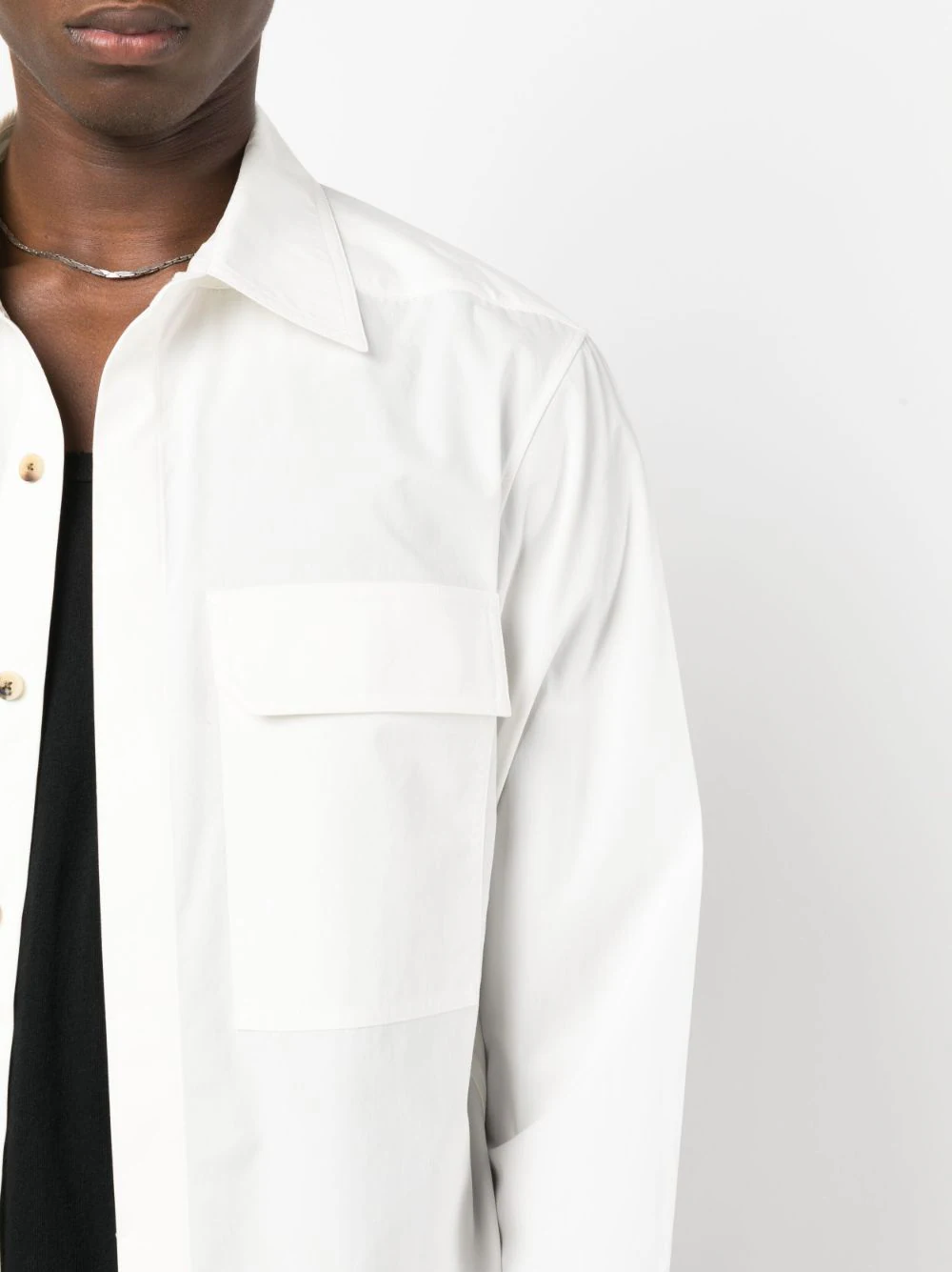 RICK OWENS Men Work Shirt