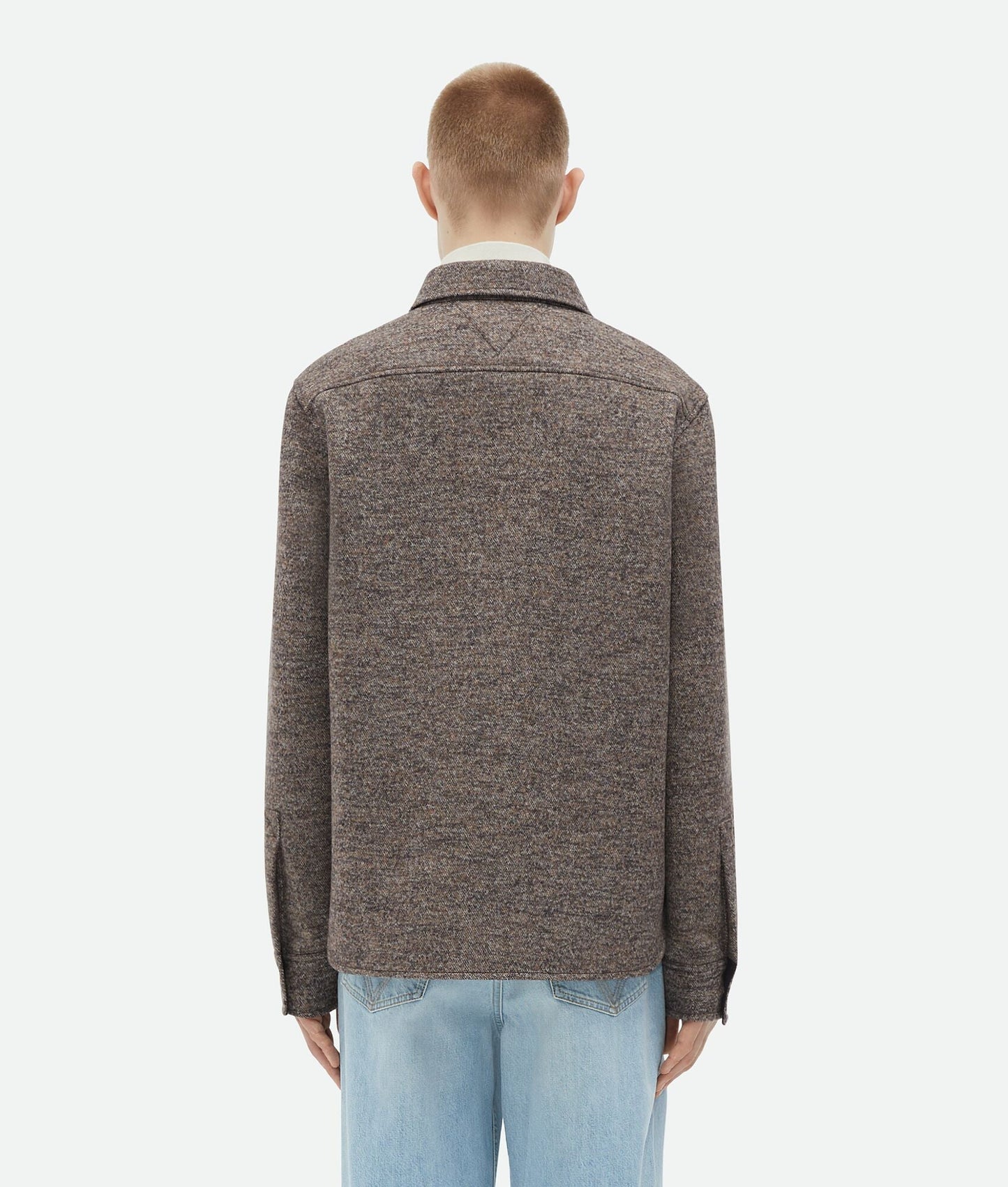 BOTTEGA VENETA Men Felted Wool Twill Shirt