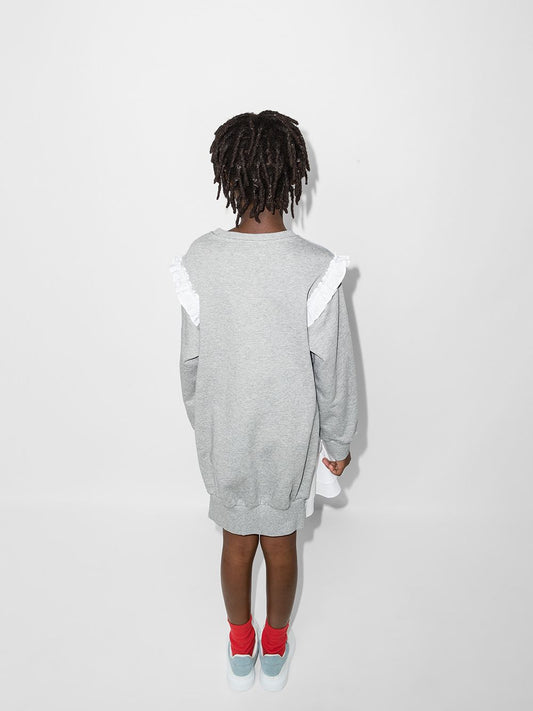 MM6 Kids Sweat Dress With Ruffles