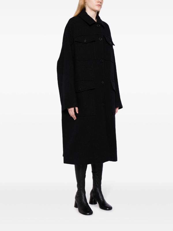 DRIES VAN NOTEN Women Heavy Felt Wool Coat