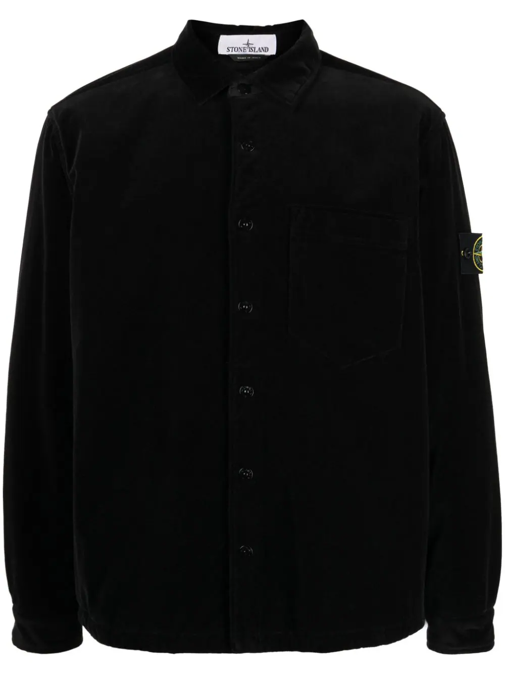 STONE ISLAND MEN Logo Patch Overshirt