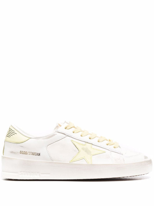 GOLDEN GOOSE WOMEN STARDAN LEATHER TOE STAR SNEAKERS