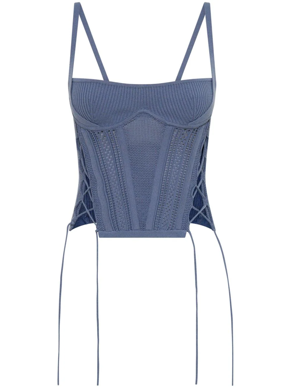 DION LEE Women Pinnacle Laced Openwork Corset