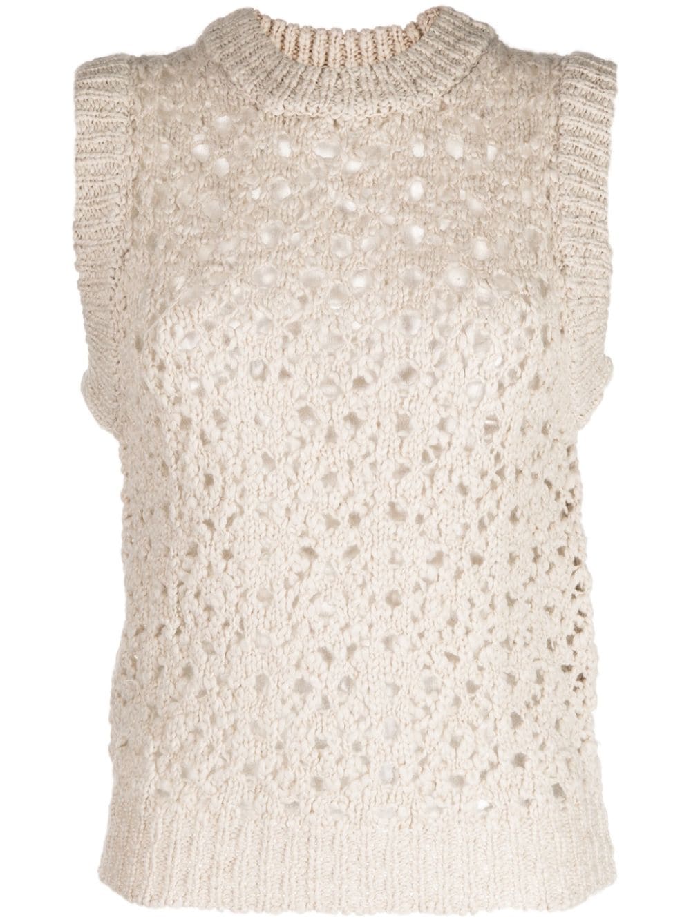 AMOMENTO Women Crochet Vest