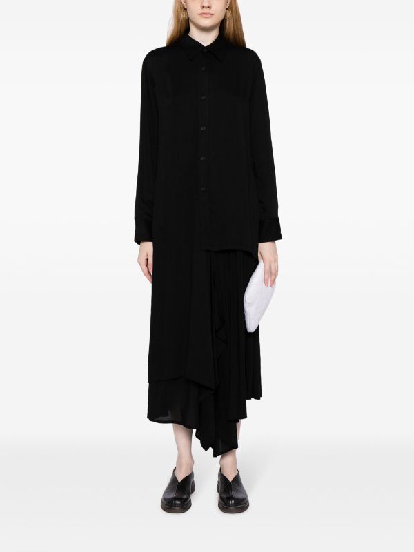 YOHJI YAMAMOTO Women Front Draped Blouse