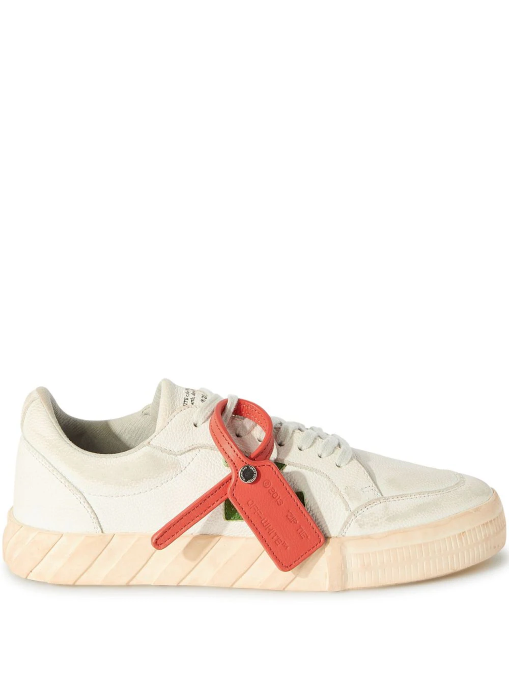 OFF-WHITE Men Low Vulcanized Distressed Sneakers