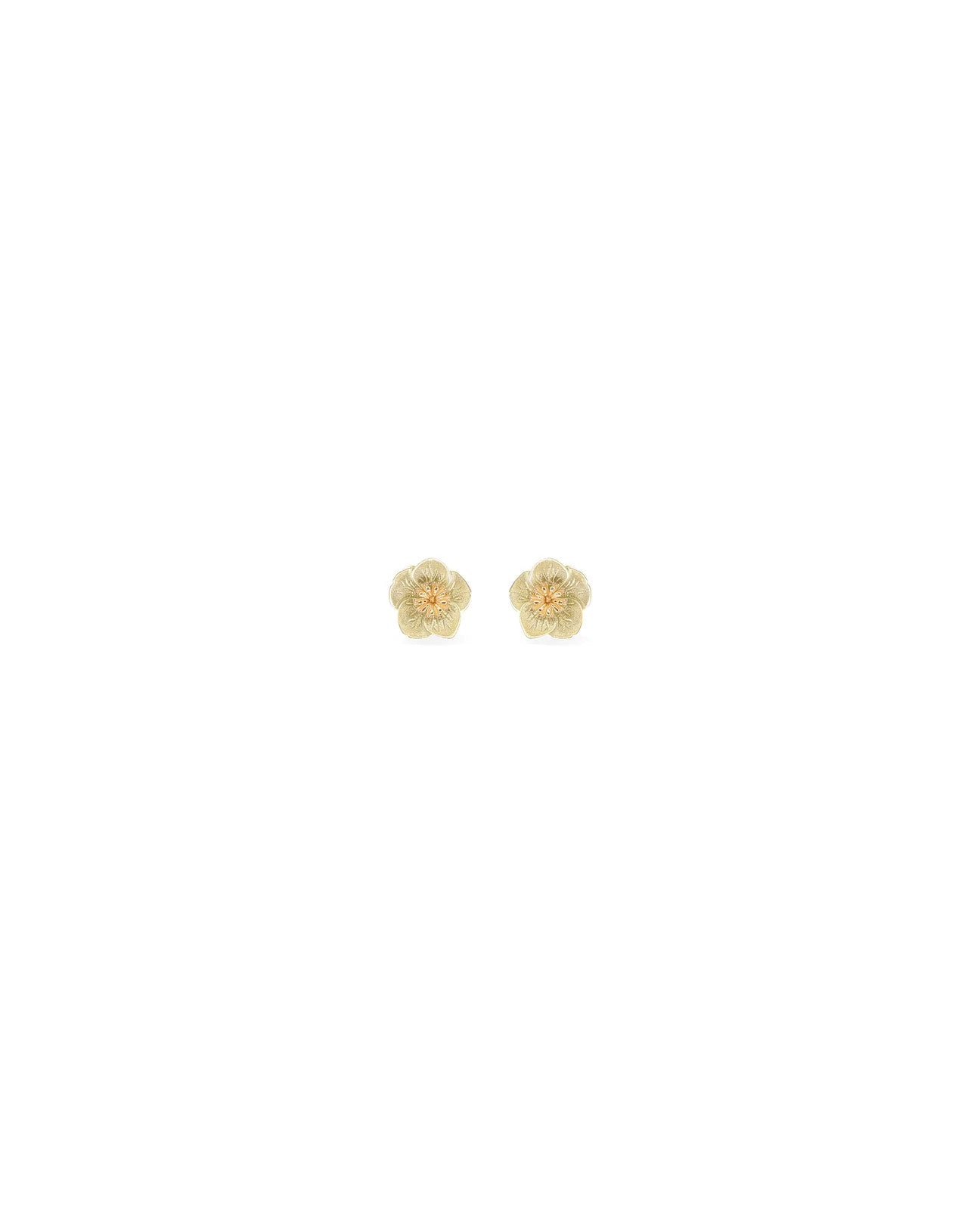 BERNARD JAMES Flora Hellebore Earrings