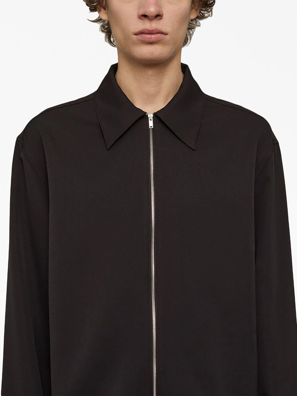 JIL SANDER Men Virgin Wool Shirt Jacket