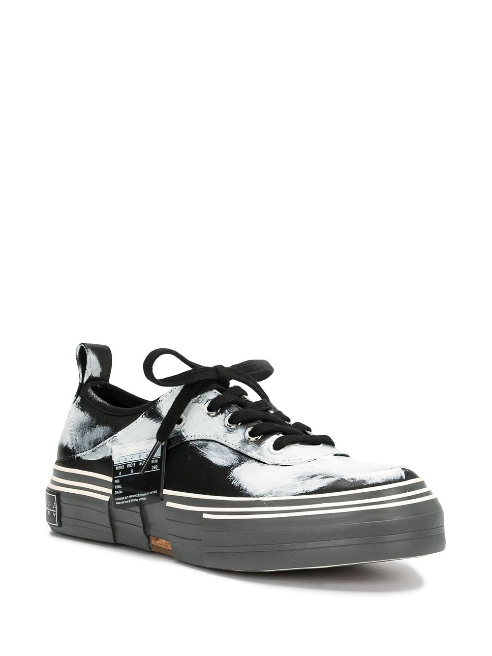 YOHJI YAMAMOTO X XVESSEL WOMEN PAINTED LOWCUT SNEAKERS