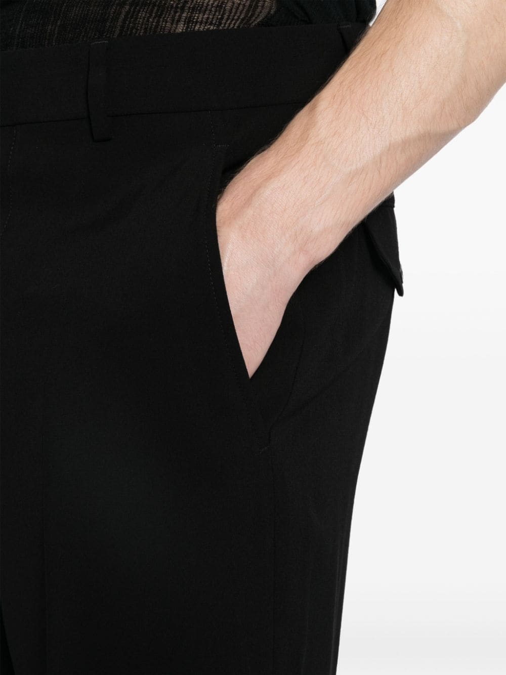 ANN DEMEULEMEESTER MEN Gaspar Flared Leg Comfort Visco Trousers