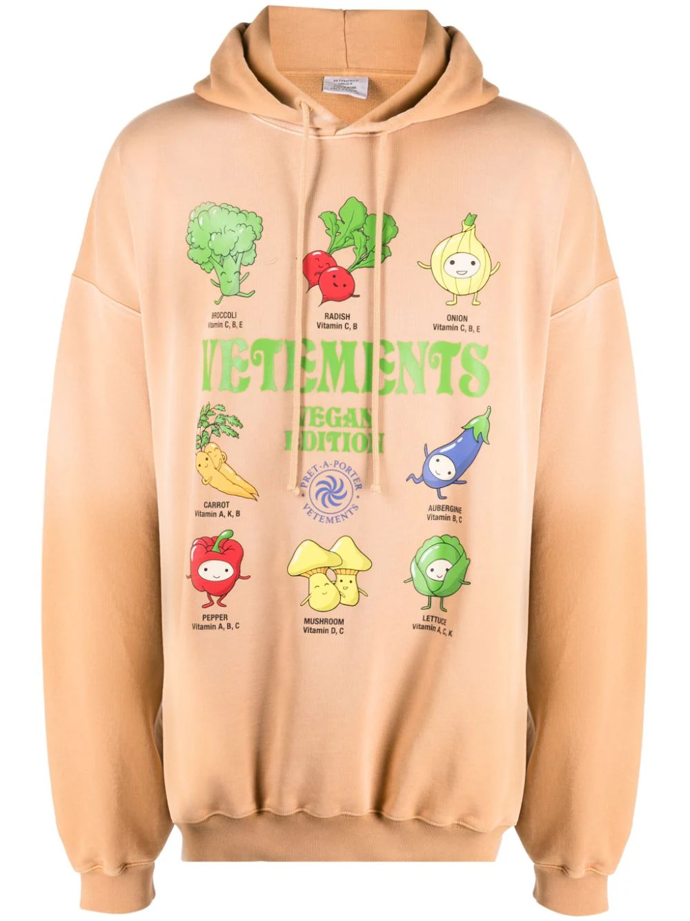 VETEMENTS Unisex Vegan Logo Hoodie