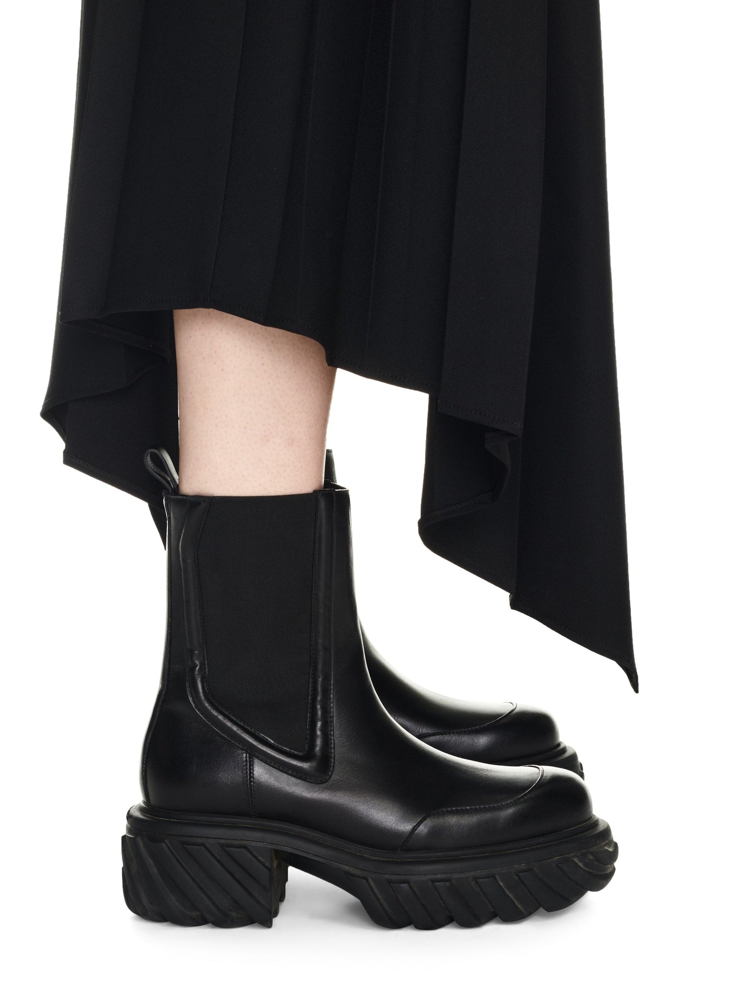 OFF-WHITE Women Tractor Motor Chelsea Boots