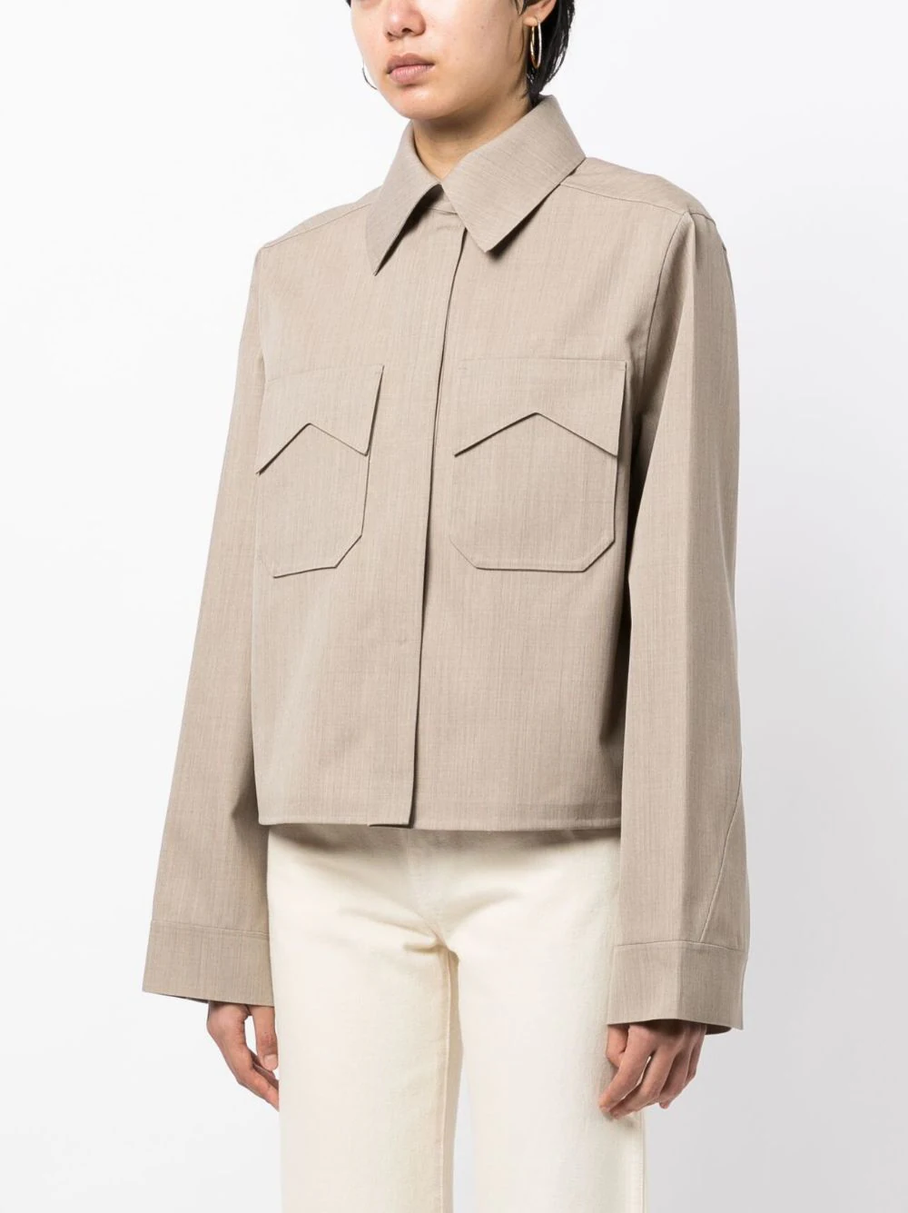 JIL SANDER WOMEN Cropped Workwear Shirt