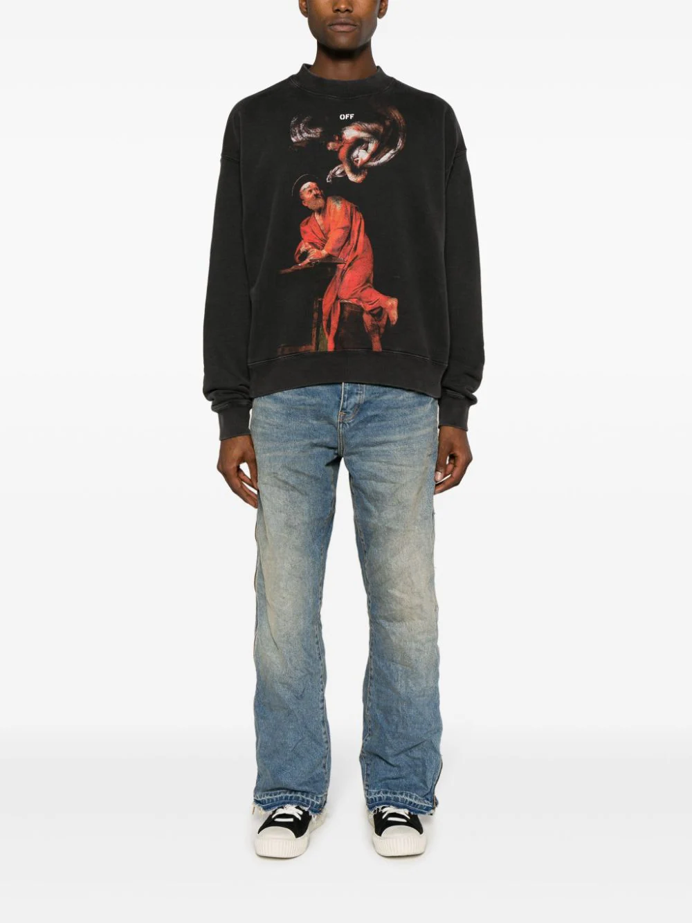 OFF-WHITE Men S.Matthew Skate Crewneck