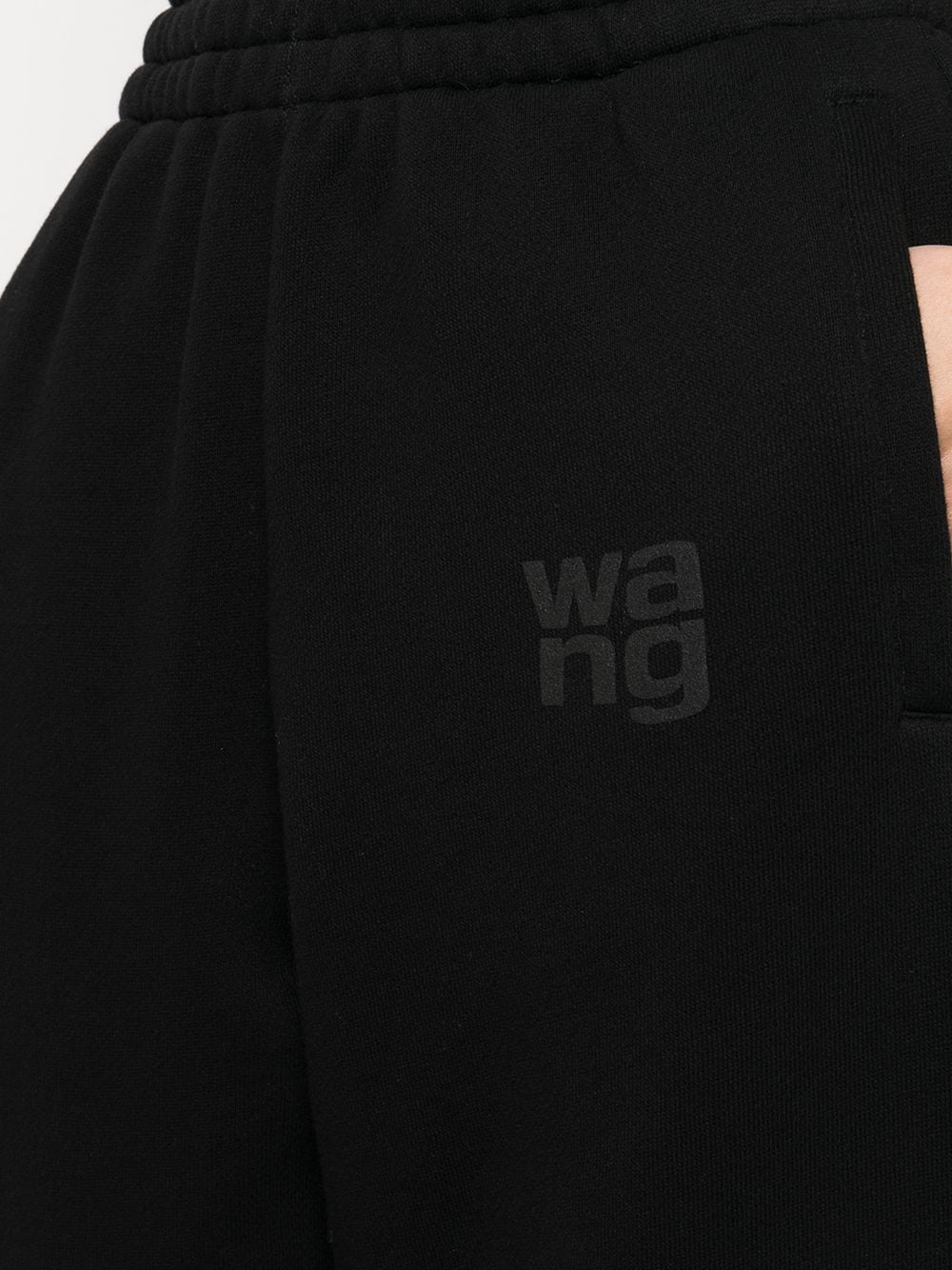 T BY ALEXANDER WANG Women Essential Puff Logo Structured Terry Sweatpants