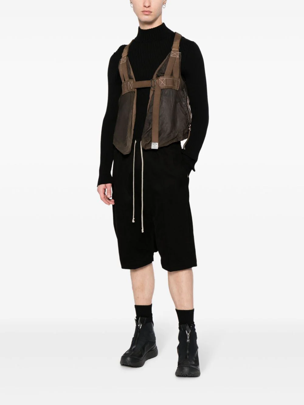 BORIS BIDJAN SABERI Men Leather Vest Bag