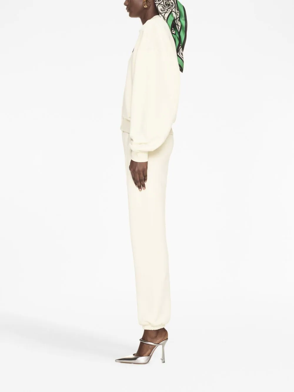 OFF-WHITE Women Flock OW Cuff Sweatpants