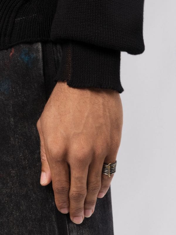 UMA WANG X DETAJ African Wide Stacked Ring