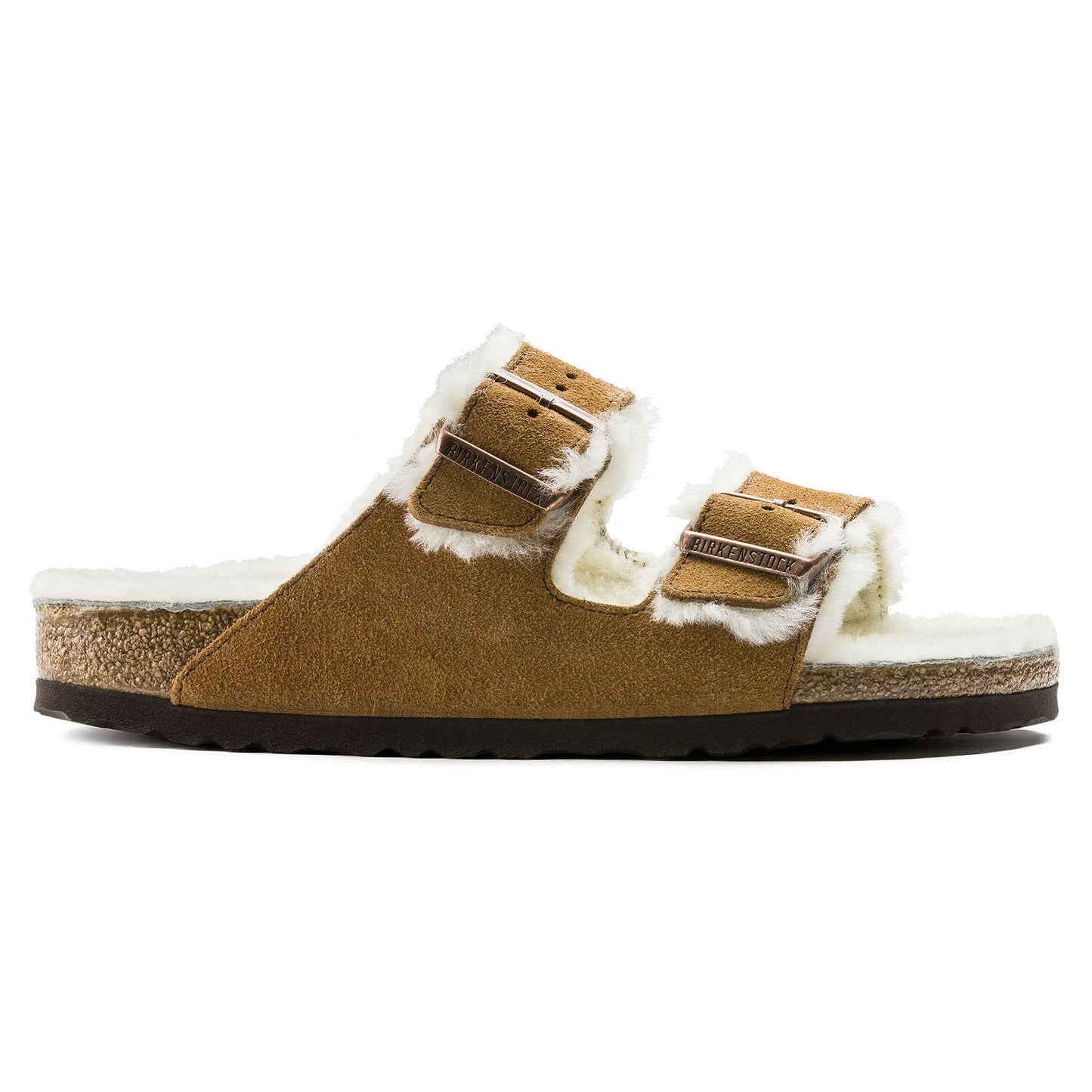 BIRKENSTOCK WOMEN ARIZONA SHEARLING SANDALS