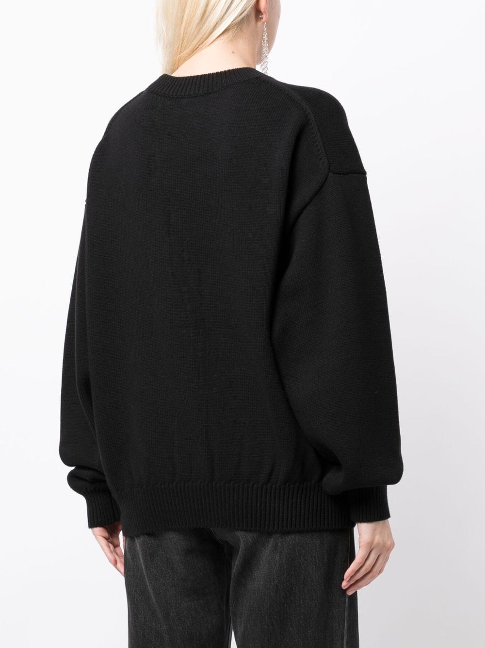 ALEXANDER WANG Women Pullover With NY Apple Puff Logo Crewneck