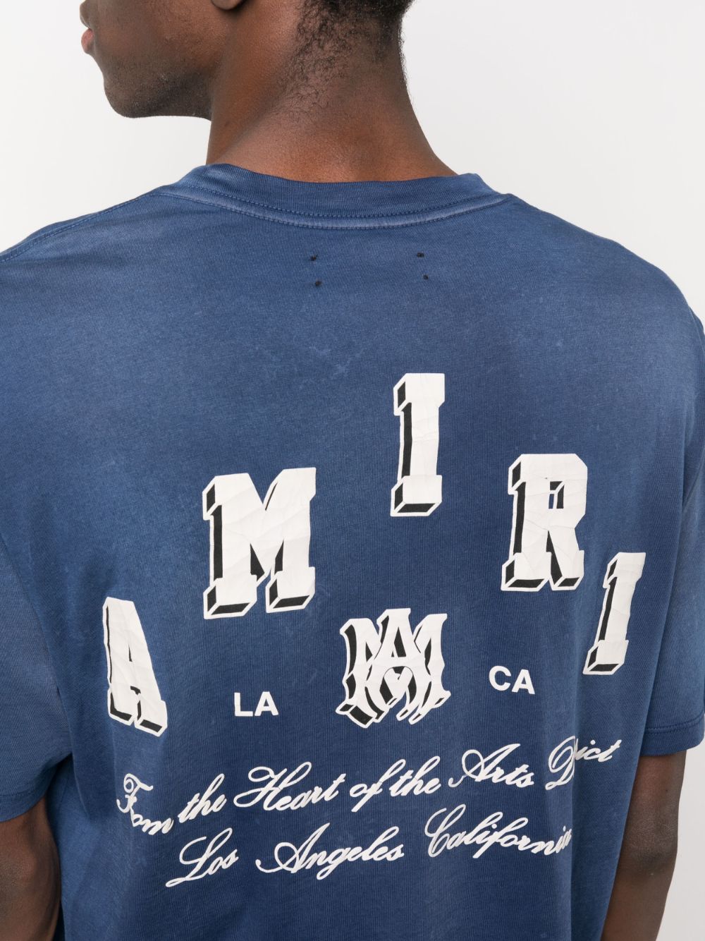 AMIRI Mens Vintage Collegiate Tee