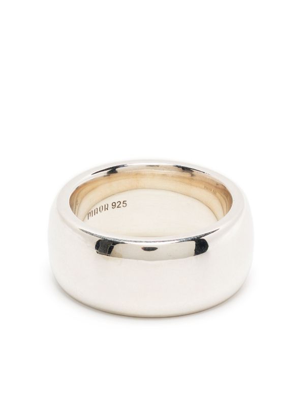 MAOR SOLI BAND RING IN SILVER