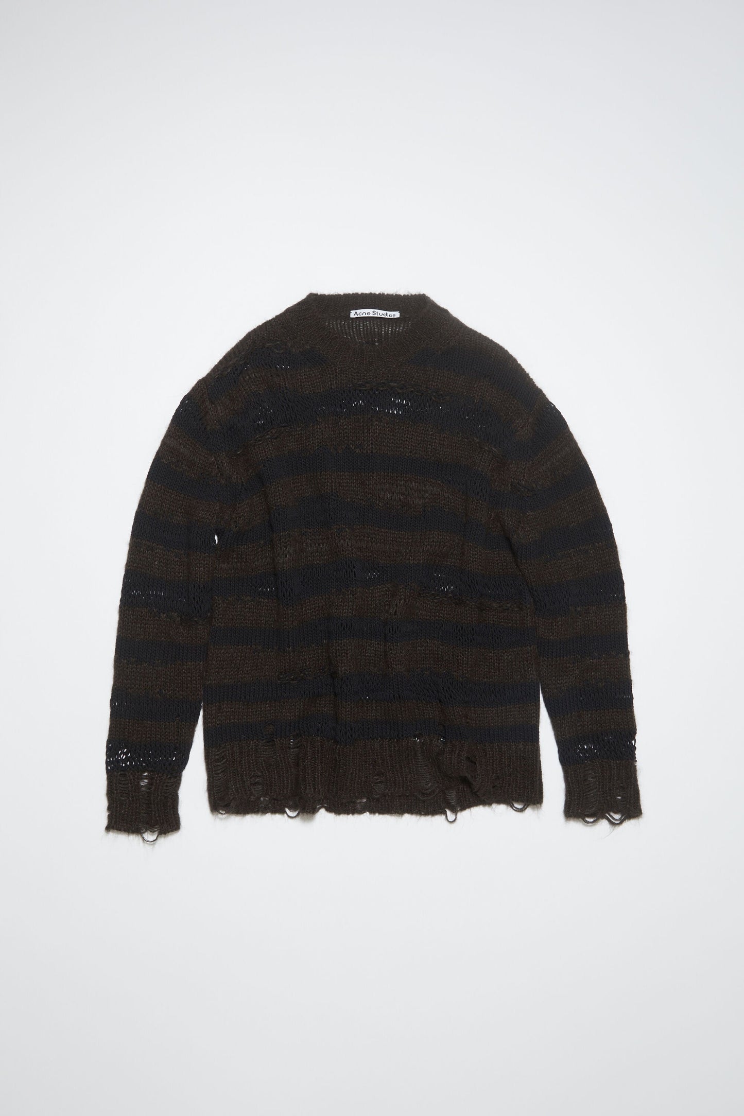 ACNE STUDIO Women Distressed Stripe Jumper