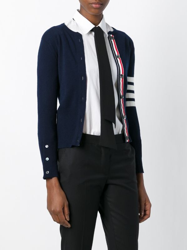 THOM BROWNE Women Classic Cashmere Crewneck Cardigan