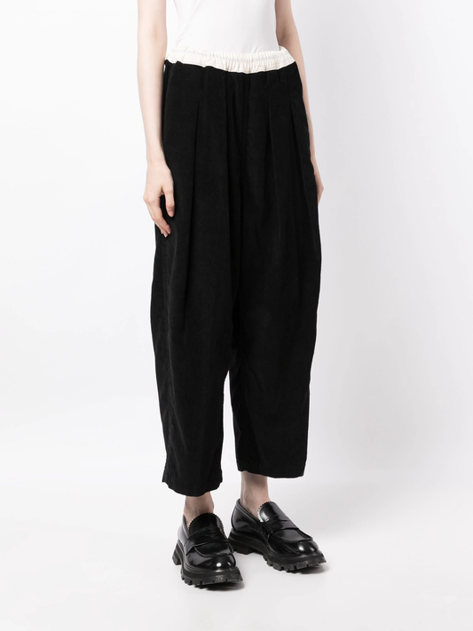 Masion Margiela Black Corduroy Trousers