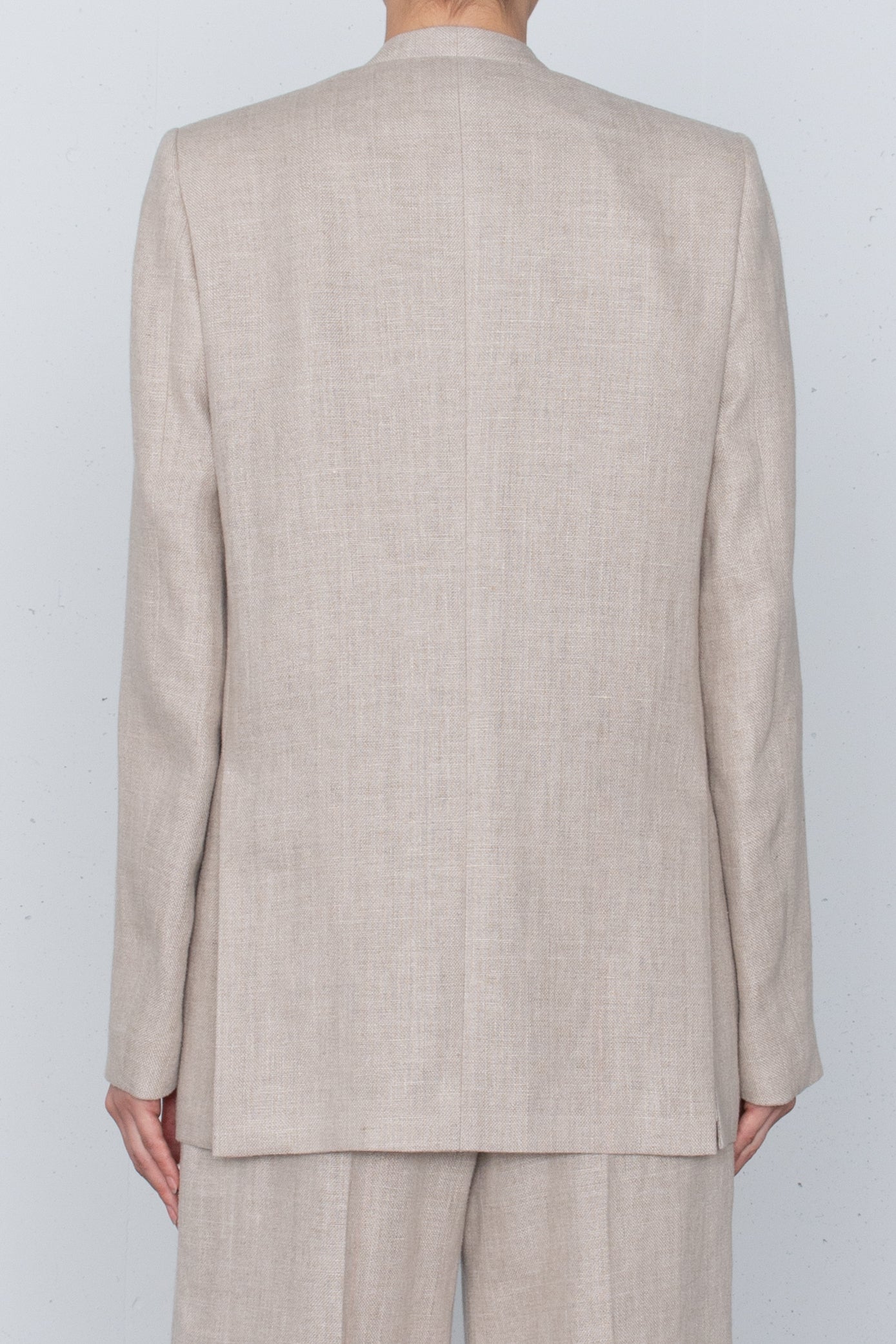 HYKE WOMEN Linen Double-breasted Blazer