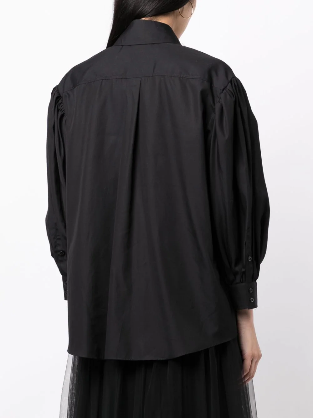 SIMONE ROCHA Women Classic Puff Sleeve Shirt W/ Embellishment