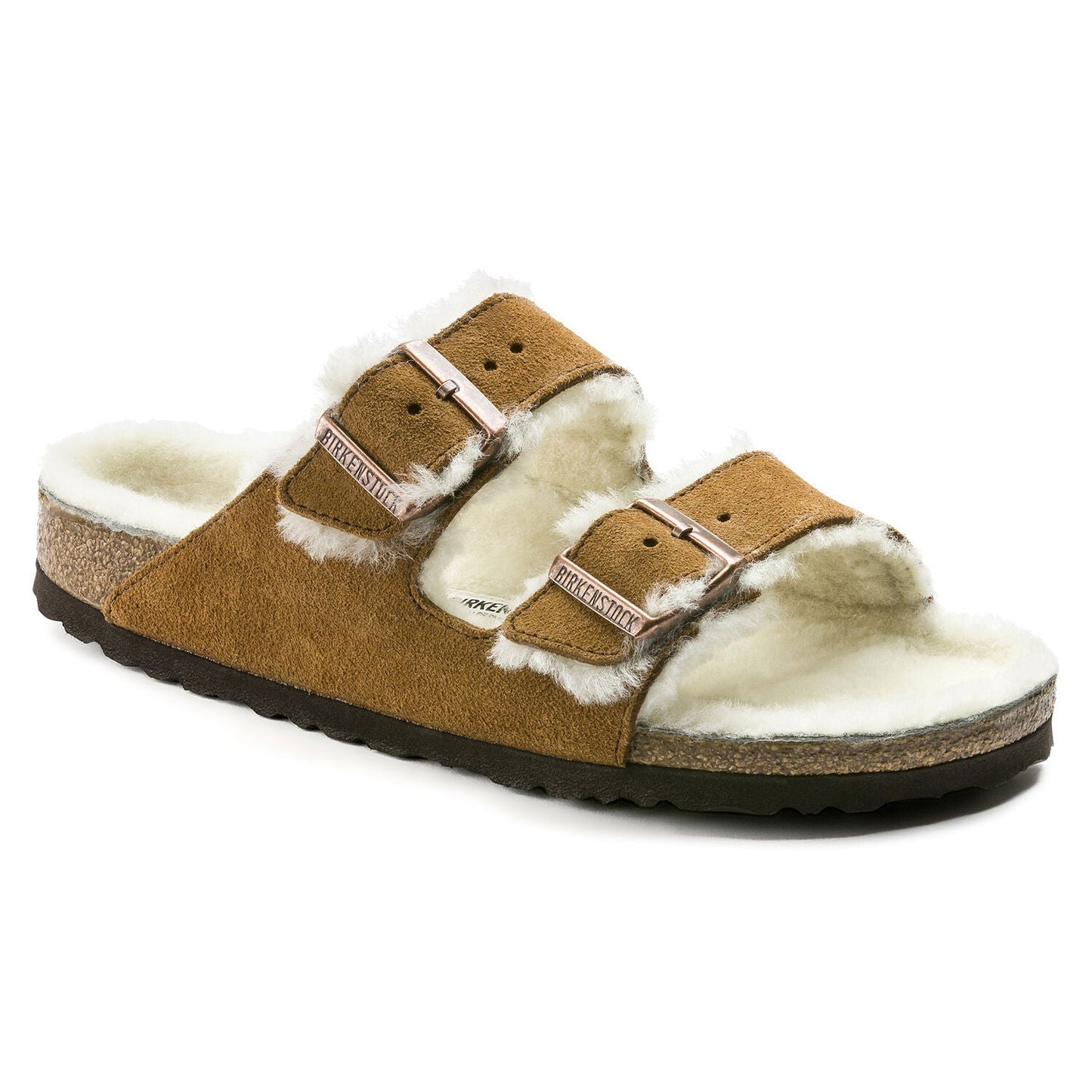 BIRKENSTOCK WOMEN ARIZONA SHEARLING SANDALS