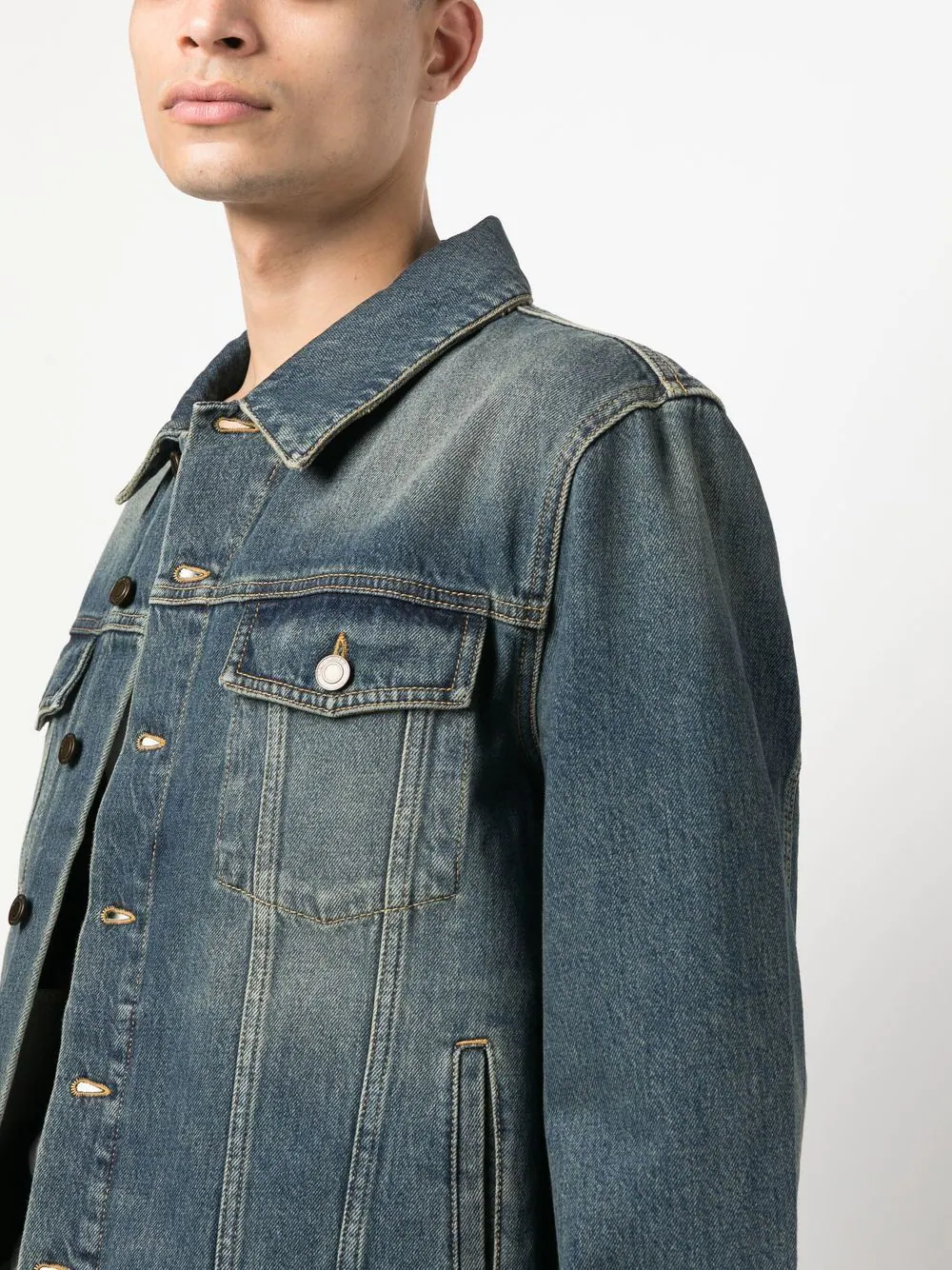 SAINT LAURENT Men Classic Denim Jacket