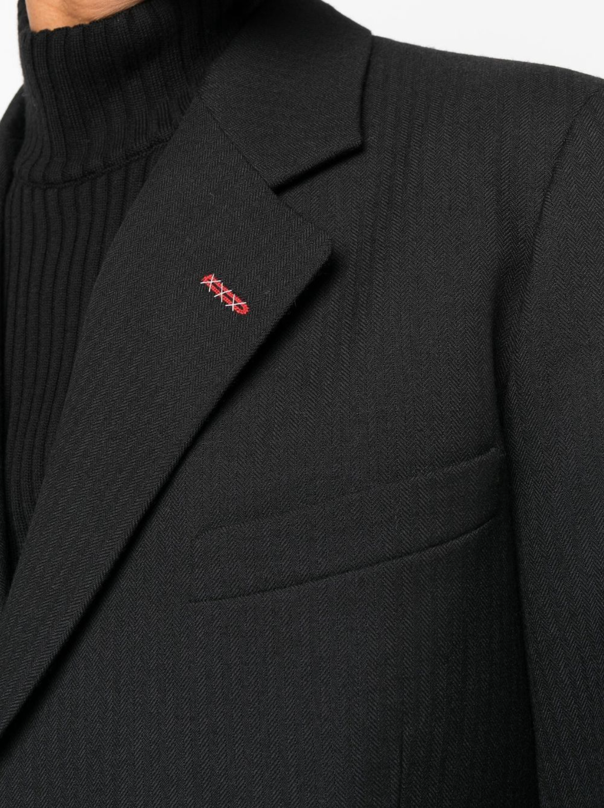 MAISON MARGIELA Men Herringbone Wool Blazer